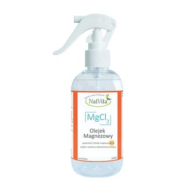 Magnesium Oil, Magnesium Chloride 250ml, NatVita