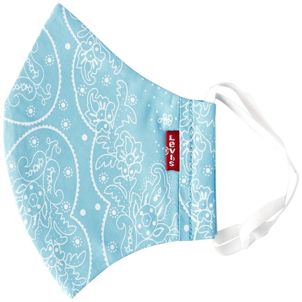 Levi's Unisex 1pk Reusable Face Cover Bandana, Topaz, S