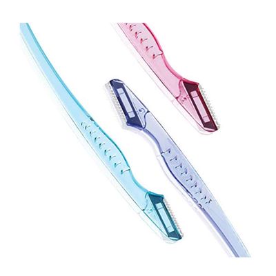 A1SONIC Multipurpose Exfoliating Tool, Eyebrow Razor, and Facial Razor with Precision Cover, 3 Count