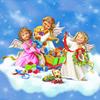 20 Napkins Angel with Toy Christmas Table Decoration 33 x 33 cm view 1