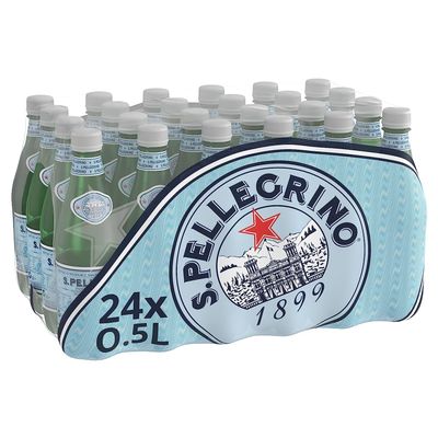 24 x 500 ml Sparkling Natural Mineral Water Fizzy Carbonated Drink