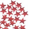 100 Beautiful Edible Sugar Stars; 2cm; Kids Character, Birthday, Wedding, Christmas Cake Cupcake Toppers/Decorations/Sprinkles (Red)