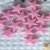 100 Beautiful Edible Sugar Stars; 2cm; Kids Character, Birthday, Wedding, Christmas Cake Cupcake Toppers/Decorations/Sprinkles (Pink) view 2
