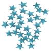 100 Beautiful Edible Sugar Stars; 2cm; Kids Character, Birthday, Wedding, Christmas Cake Cupcake Toppers/Decorations/Sprinkles (Blue)