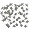 120 Beautiful Edible Sugar fondant Stars; Approx. 1cm; Choose Color; Baby Shower, Kids Character, Birthday, Wedding, Christmas Etc Cake Cupcake Topper/Decorations/Sprinkles (Silver) view 1