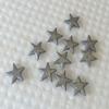 120 Beautiful Edible Sugar fondant Stars; Approx. 1cm; Choose Color; Baby Shower, Kids Character, Birthday, Wedding, Christmas Etc Cake Cupcake Topper/Decorations/Sprinkles (Silver) view 2