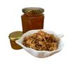 100% Pure Organic Honey Raw 420g + Propolis cream 45g + 3 packs tea of Rose Damask (Rosa Damascene) Petals, New Wild Harvest Vegetarian Economy Pack Glass Jar, UNFILTERED, UNHEATED, UNPASTEURISED view 1