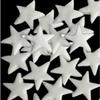 100 Beautiful Edible Sugar Stars; 2cm; Kids Character, Birthday, Wedding, Christmas Cake Cupcake Toppers/Decorations/Sprinkles (Pearl White/Ivory) view 1