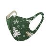 Basic Sense CHRISTMAS Copper Ion Infused Washable Reusable Face Coverings Masks Made In South Korea (Reindeer - Green) view 2