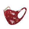 Basic Sense CHRISTMAS Copper Ion Infused Washable Reusable Face Coverings Masks Made In South Korea (Reindeer - Red) view 2
