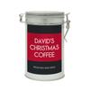 Sistir, Fully Personalised Coffee Gift in Tin For All Occasions. Perfect for Coffee Lovers. Choice of 9 Label Colours. 100% Arabica Grounds, Roasted and Packed in The UK. 150g view 1
