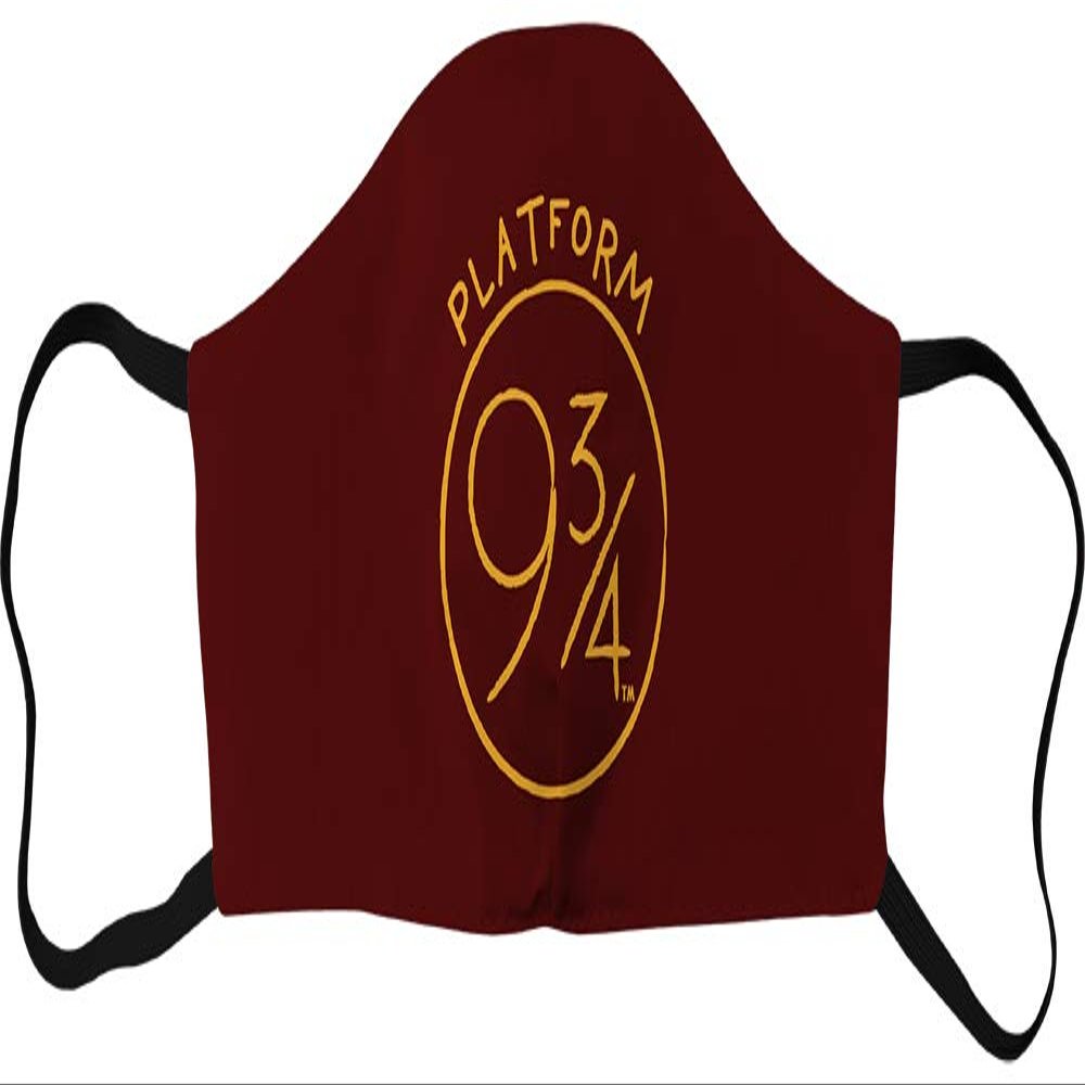 cotton division Harry Potter ACHAPOMMS002_A Mask, Burgundy, 1 Unit (Pack of 1) Unisex