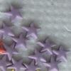 100 Beautiful Edible Sugar Stars; Approx. 2cm; Kids Character, Birthday, Wedding, Christmas Cake Cupcake Toppers/Decorations/Sprinkles (Lilac) view 2