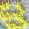 120 Beautiful Edible Sugar Fondant Stars; Approx. 1cm; Choose Color; Baby Shower, Kids Character, Birthday, Wedding, Christmas Etc Cake Cupcake Topper/Decorations/Sprinkles (Lemon) view 2