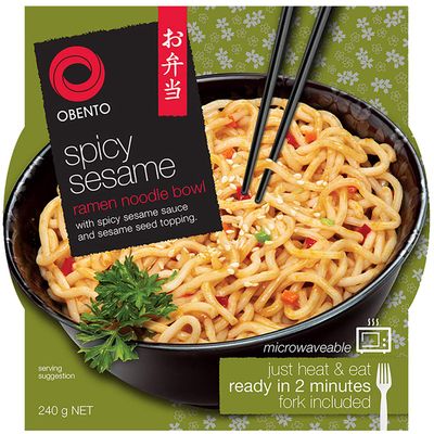 Obento Obento Spicy Sesame Ramen Noodle Bowl 240g