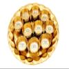 KBB Brass Deepak THALI - Diya THALI -Pooja THALI | Fancy Design |11 PCS Deepak view 1