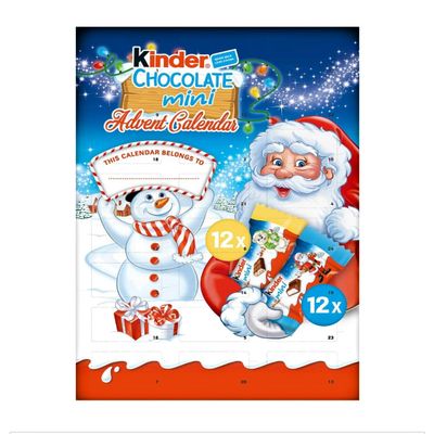 Advent Calendar Kinder Chocolate Santa 135g