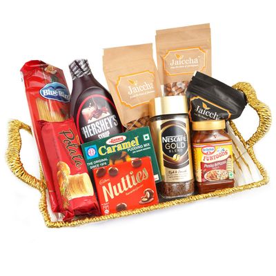 Jaiccha Ghasitaram Diwali - Basket of 10 Goodies |Diwali,Holi,Rakhi,Valentine,Christmas,Birthday,Anniversary,Gift for Her,Him,Mothers Day,Fathers Day|