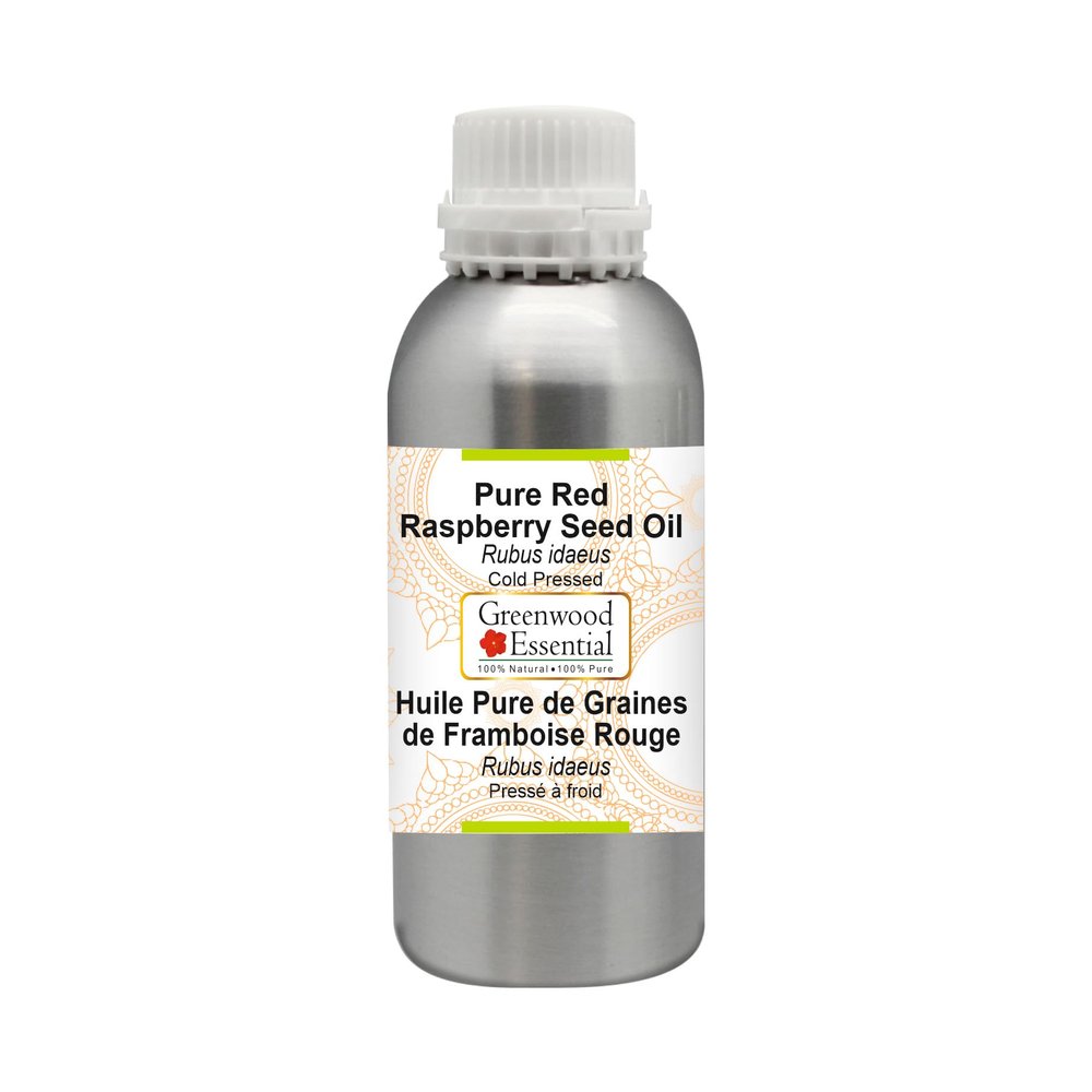 Greenwood Essential Pure Red Raspberry Seed Oil (Rubus idaeus) Cold Pressed 630ml (21 oz)