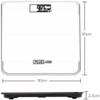 Weight Watchers Bathroom Scales Digital Body Weight Scale Electronic Body Fat Scales Ultra Slim Extra Wide High Precision with USB Charging Cable Red-Black Uptodate view 4