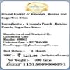 Ghasitaram Gifts Diwali Gifts Round Basket of Almonds, Raisins and Sugarfree Bites view 3