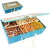 Ghasitaram Gifts Diwali Gifts Blue Box of 5 Dryfruits and Sugarfree Bites