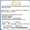 Ghasitaram Gifts Diwali Gifts Round Basket of Almonds, Raisins and Mysore Pak view 3