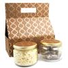 Ghasitaram Gifts Diwali Gifts - 2 Jars Bag Box Bites Sugarfree Bites and Diet Chiwda |Diwali,Holi,Rakhi,Valentine,Christmas,Birthday,Anniversary,Gift for Her,Him,Mothers Day,Fathers Day| view 1