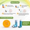 EasyChamber Anti-Static Spacer Device with Child Mask, Inhaler Chamber, use with Metered Dose Inhaler, BPA and Latex Free view 4