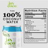 JAX COCO | 100% Pure Coconut Water | No Added Sugar, Low Calorie | Convenient On-the-Go Cans | Fresh from Volcanic Philippines regions | 24x 330ML Cans view 2
