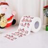 Christmas Roll Paper Napkin Pattern Colored Paper Creative Environmental Protection, Soft & Cleaning, Suitable for Parties, Dinners, Home & Office (2PC) view 4