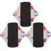 3pcs Reusable Sanitary Pads, Washable Cloth Menstrual Pads/Menstrual Towel/Sanitary Napkins, Sanitary Towels Sanitary Towels Pads - Super-Absorbent Menstrual Absorbent Pads for Women Teens(N45) view 1