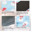 3pcs Reusable Sanitary Pads - Cloth Sanitary Towels Washable Sanitary Towels Pads - Super-Absorbent Menstrual Absorbent Pads for Women Teens(N41) view 4