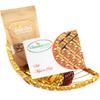 Ghasitaram Gifts Diwali Gifts - Boat Basket of Mysore Pak and Almonds|Diwali,Holi,Rakhi,Valentine,Christmas,Birthday,Anniversary,Gift for Her,Him,Mothers Day,Fathers Day| view 1