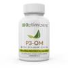 BiOptimizers P3-OM Proteolytic Prebiotics & Probiotics Supplement | Lactobacillus Plantarum for Digestive & Immune Health | Bloating & Gut Relief Support for Men & Women | 60 Vegan Capsules view 1