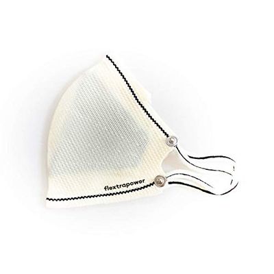 Premium Graphene Face Mask (Pack of 6) - Reusable and Washable. Includes 6 Replaceable Graphene Filters. Face Masks To Wear At Home, In the Office, or Outdoors. Comfortable and Breathable. (6, White)