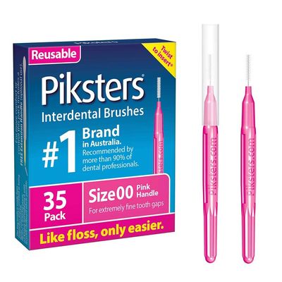 Piksters Interdental Brushes Pink Size 00 35pk