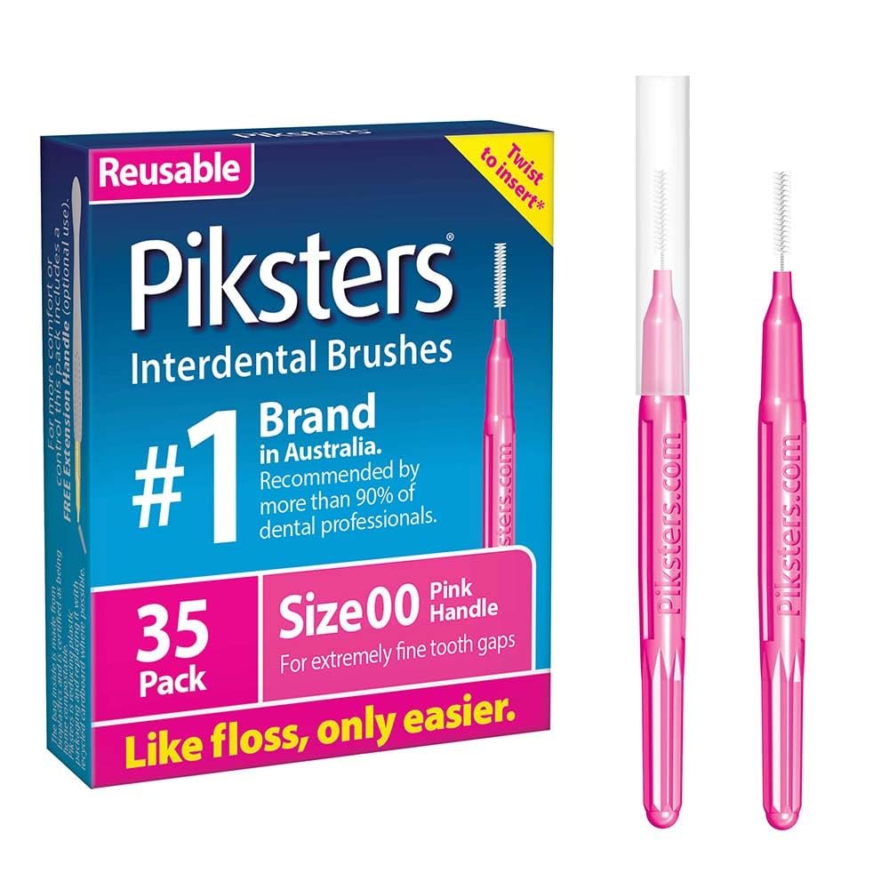 Piksters Interdental Brushes Pink Size 00 35pk