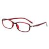 Anti Blue Light Ladies Reading Glasses TR90 Super Light Full Frame And Elderly Women's Clear Resin Lens for The Elders Reader,+3.00 view 1