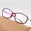 Anti Blue Light Ladies Reading Glasses TR90 Super Light Full Frame And Elderly Women's Clear Resin Lens for The Elders Reader,+3.00 view 4