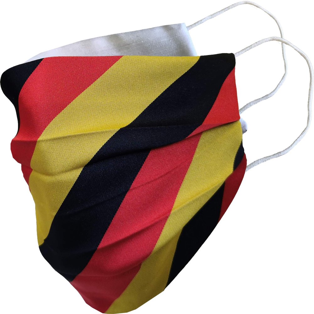 Great British Tie Club Adult Reusable German Flag Face Covering Mask