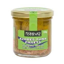 Azores Tuna Fillets inOlive Oil (jar) 150g by Fish4Ever
