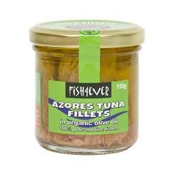 Azores Tuna Fillets inOlive Oil (jar) 150g by Fish4Ever