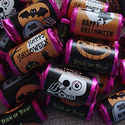 60 PCS Happy Halloween MINI Love Hearts Sweets - Mix