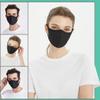 Carteyna Cotton Face Mask 2 Layer - Unisex for Dust and Pollution Protection, Washable, Reusable Cotton Fabric (3, Red) view 4