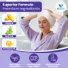 Medcosa No Rinse Shampoo Caps - Waterless Shampoo and Conditioner Hair Wash Cap - Dry Hair Washing Aids with Aloe Vera and Vitamins - Pack of 5 Rinse Free No Water Shower Caps view 3