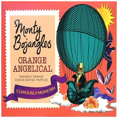 Monty Bojangles Orange Angelical Cocoa Dusted Truffles, 150g Gift Boxes