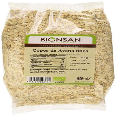 BIONSAN - ORGANIC - Fine Oat Shavings 500 g | Packaging may vary