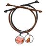Bestchong Lamb Roll Raw Meat Food Texture Bracelet Rope Hand Chain Leather Guitar Wristband view 1