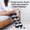 COOLOVER Copper Compression Socks for Women and Men - 6 Pairs(Best Support Running, Athletic, Travel) - Gray/Black/Red, Large-X-Large view 4